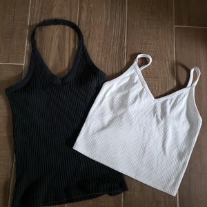 2 halter tops